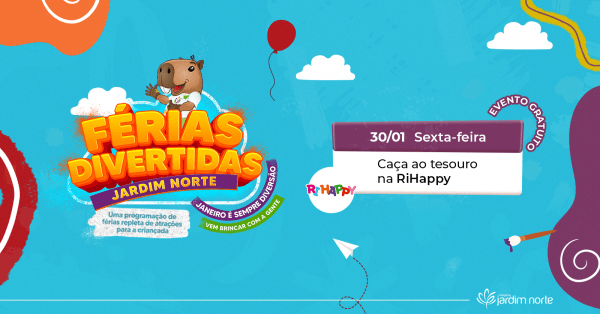 Imagem do evento Caça ao tesouro na RiHappy | Férias Divertidas 2026