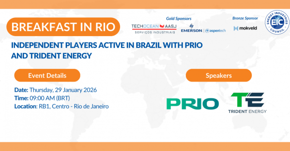 Imagem do evento Breakfast in Rio: Independent Players Active in Brazil with PRIO and Trident Energy