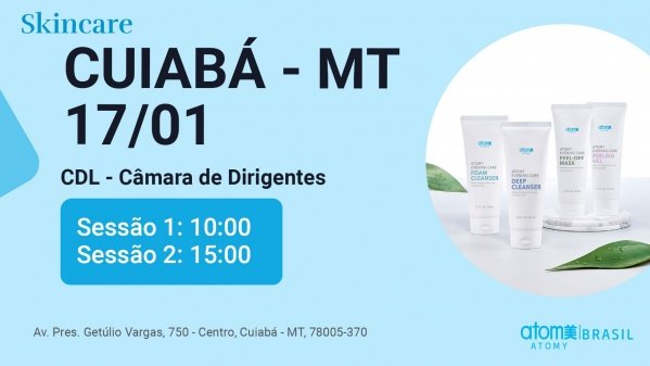 Imagem do evento Skincare com produtos Coreanos - Cuiabá / MT