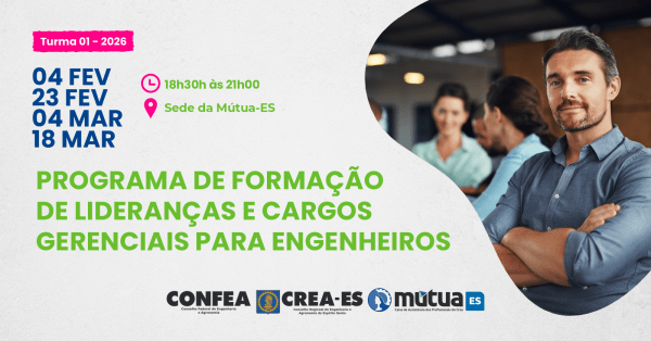 Imagem do evento PROGRAMA DE FORMAÇÃO DE LIDERANÇAS E CARGOS GERENCIAIS PARA ENGENHEIROS