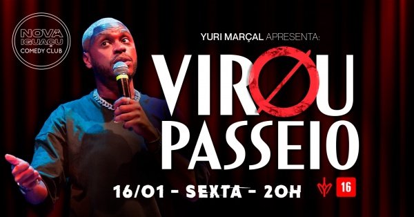 Imagem do evento YURI MARÇAL - SHOW DE COMÉDIA EM NOVA IGUAÇU!