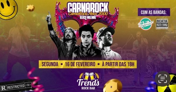 Imagem do evento CARNAROCK ANOS 2000 | BLOCO MILENIAL