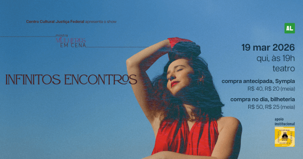 Imagem do evento JULIE WEIN - PIANO E VOZ - INFINITOS ENCONTROS - CCJF