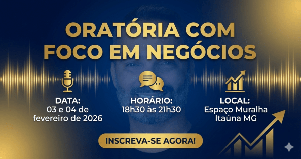 Imagem do evento CURSO ORATÓRIA COM FOCO EM NEGÓCIOS