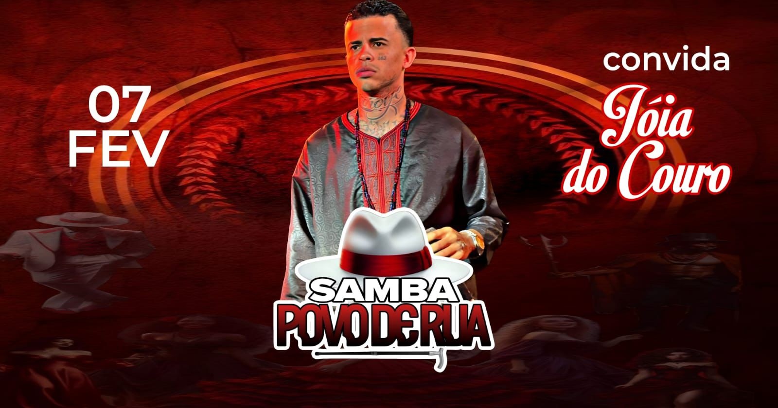 Samba Povo de Rua convida Jóia do Couro - Pela 1ª vez na Zona Oeste - Rio de Janeiro, RJ