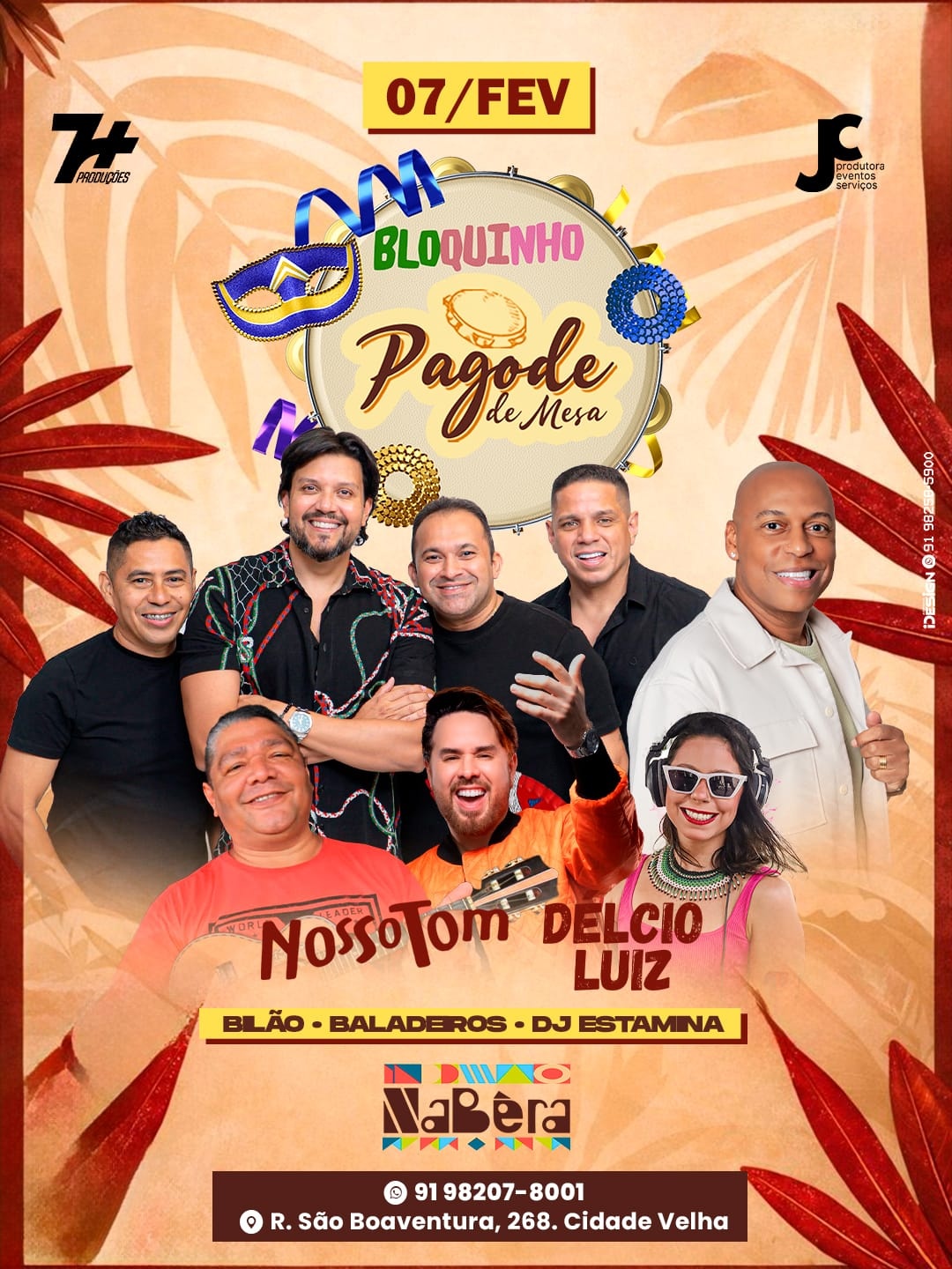 Bloquinho Pagode de Mesa 2026 - Belém, PA