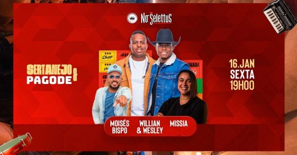 Imagem do evento Sexta No Selettus