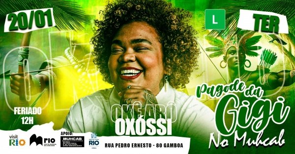 Imagem do evento PAGODE DA GIGI NO MUHCAB - FERIADO