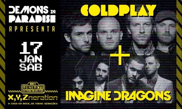 Imagem do evento COLDPLAY + IMAGINE DRAGONS