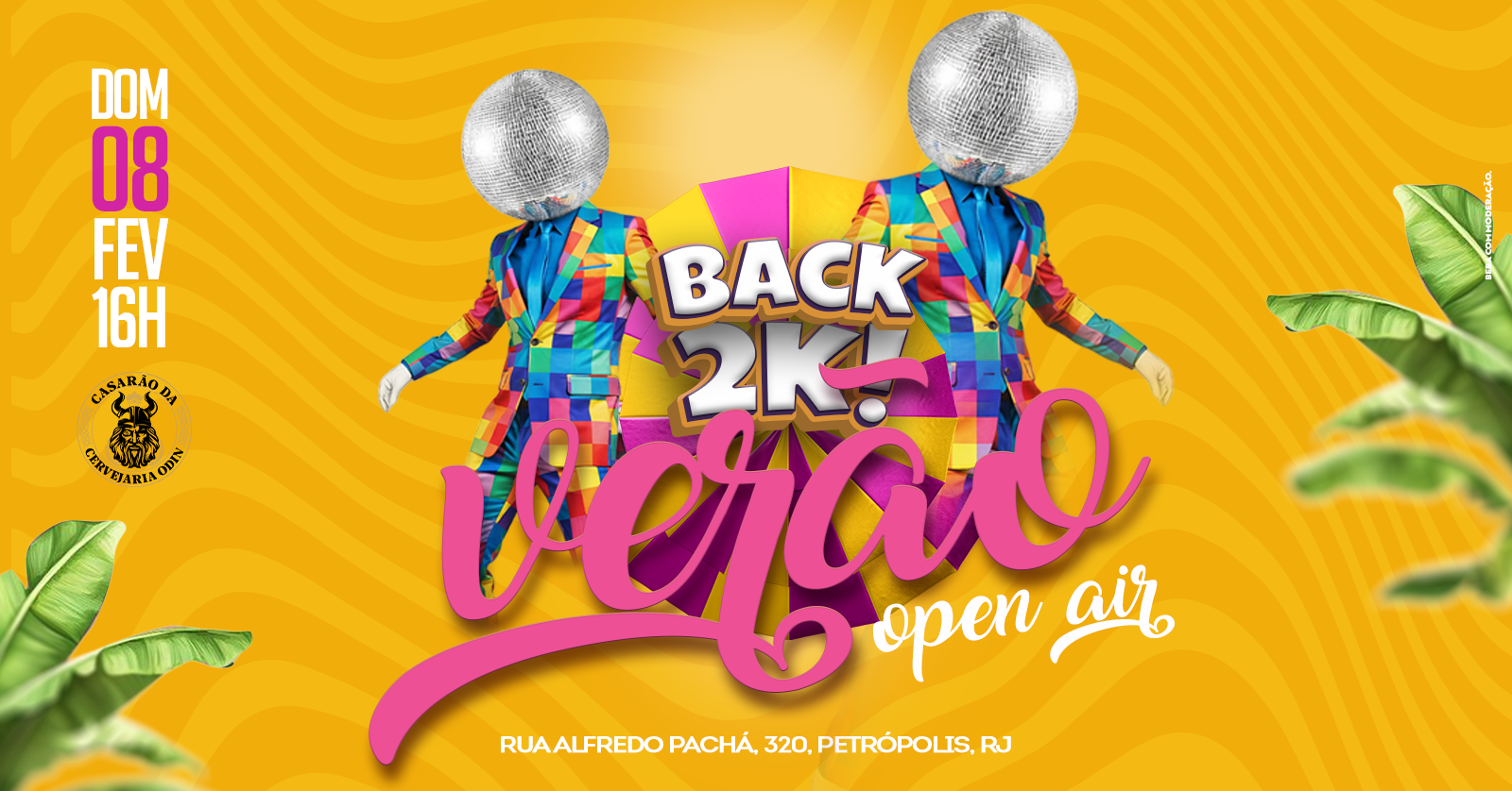 Back2000 / Summer - Cervejaria Odin 08/02 (Domingo) 16h - Petrópolis, RJ