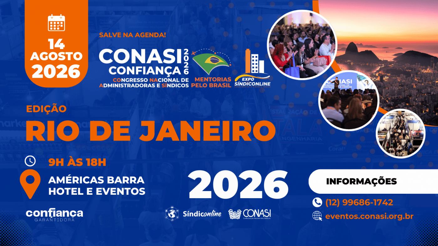 CONASI CONFIANÇA Rio de Janeiro 2026 - Congresso Nacional de Administradoras e Síndicos