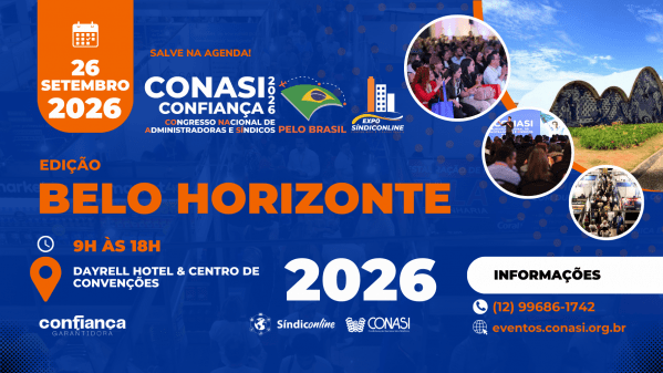 Imagem do evento CONASI CONFIANÇA Belo Horizonte 2026 - Congresso Nacional de Administradoras e Síndicos