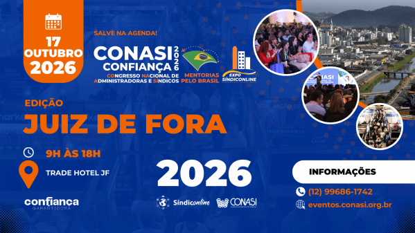 Imagem do evento CONASI CONFIANÇA Juiz de Fora 2026 - Congresso Nacional de Administradoras e Síndicos