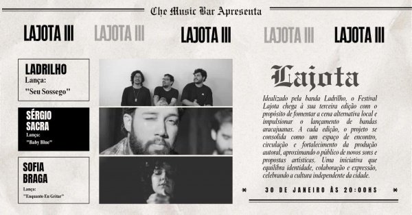 Imagem do evento Festival Lajota III