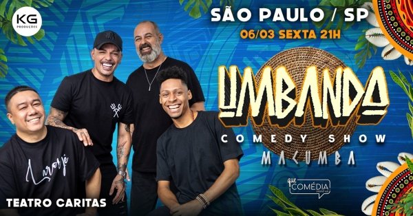 Imagem do evento UMBANDA COMEDY em RIO CLARO - Stand up Comedy