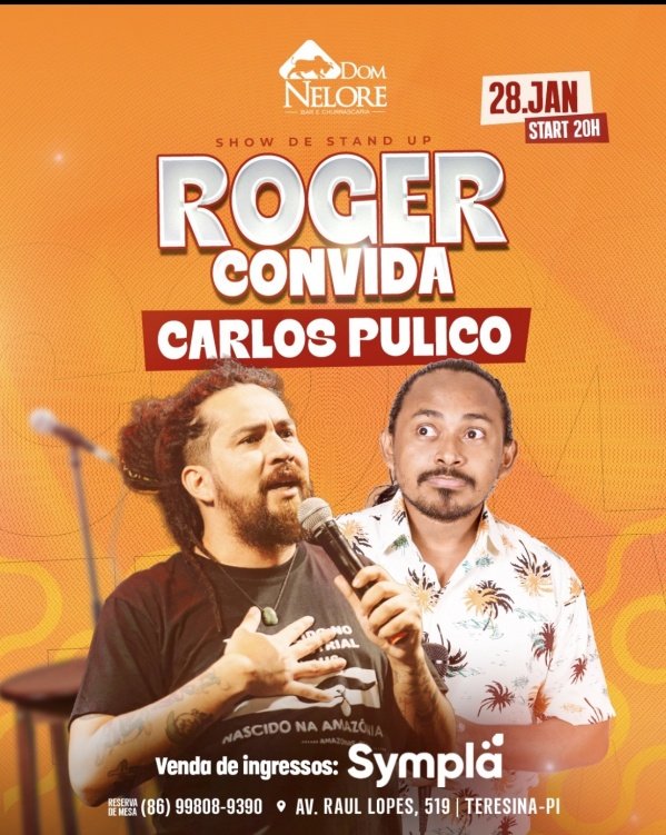 Imagem do evento ROGER CONVIDA: CARLOS PULICO | Stand Up Comedy