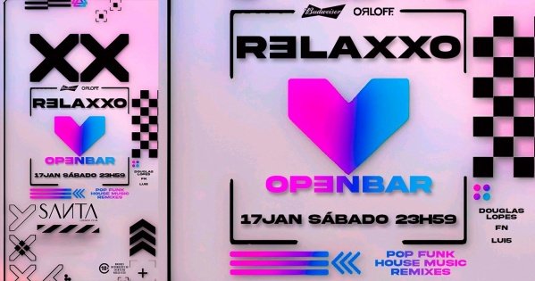 Imagem do evento RELAXXO Open Bar 