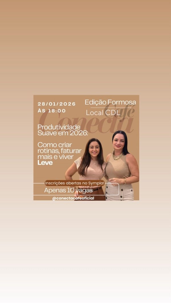 Imagem do evento 1 Edição Conecta Café - Produtividade Suave em 2026