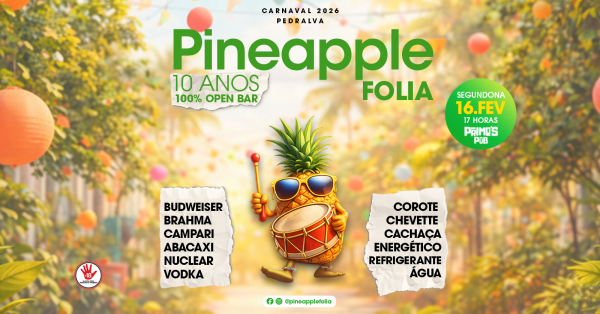 Imagem do evento Pineapple Folia - 10 ANOS