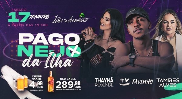 Imagem do evento Pagonejo da Ilha 19/01