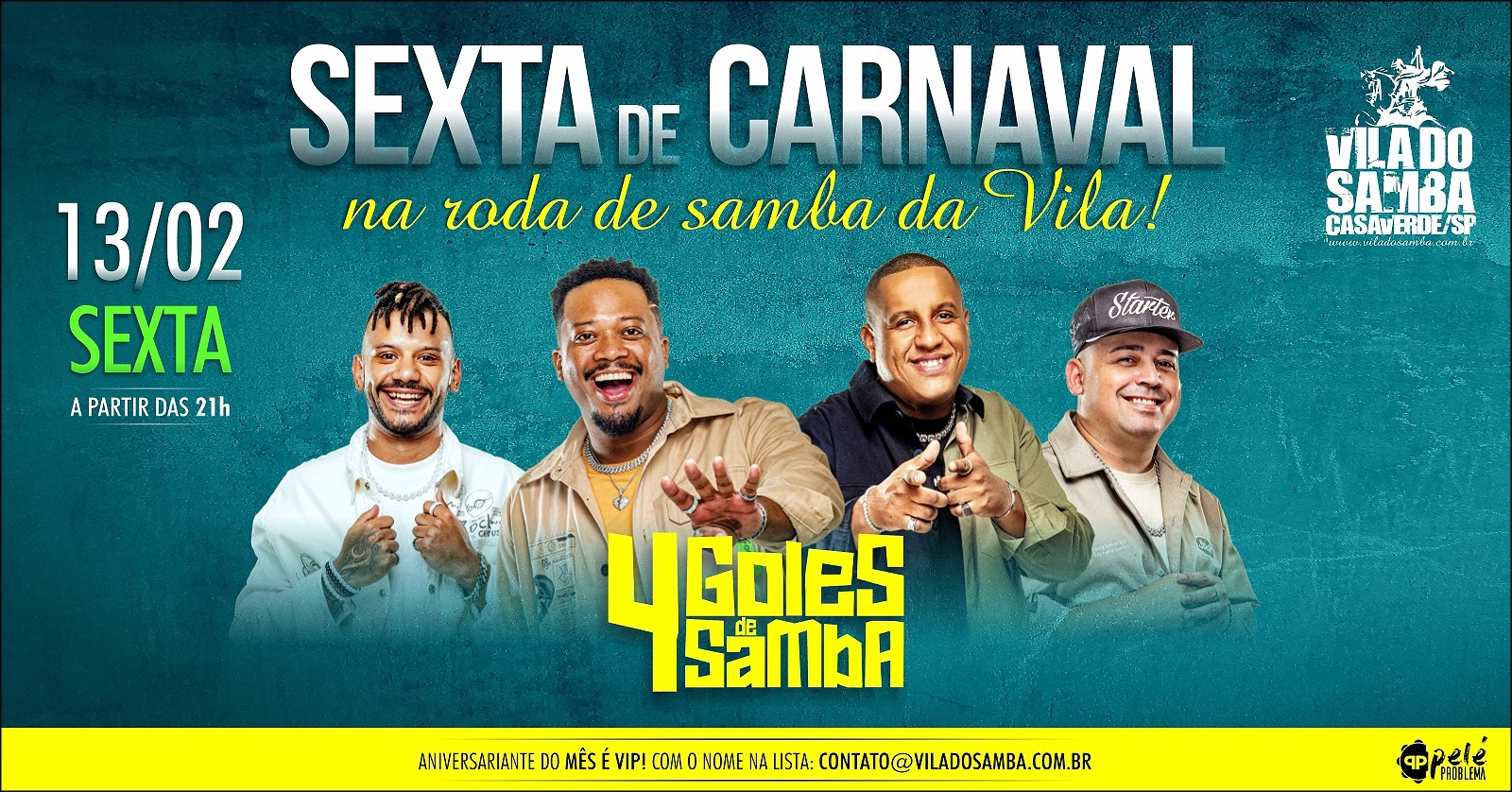 RODA DE SAMBA COM 4 GOLES DE SAMBA NA VILA DO SAMBA - São Paulo, SP