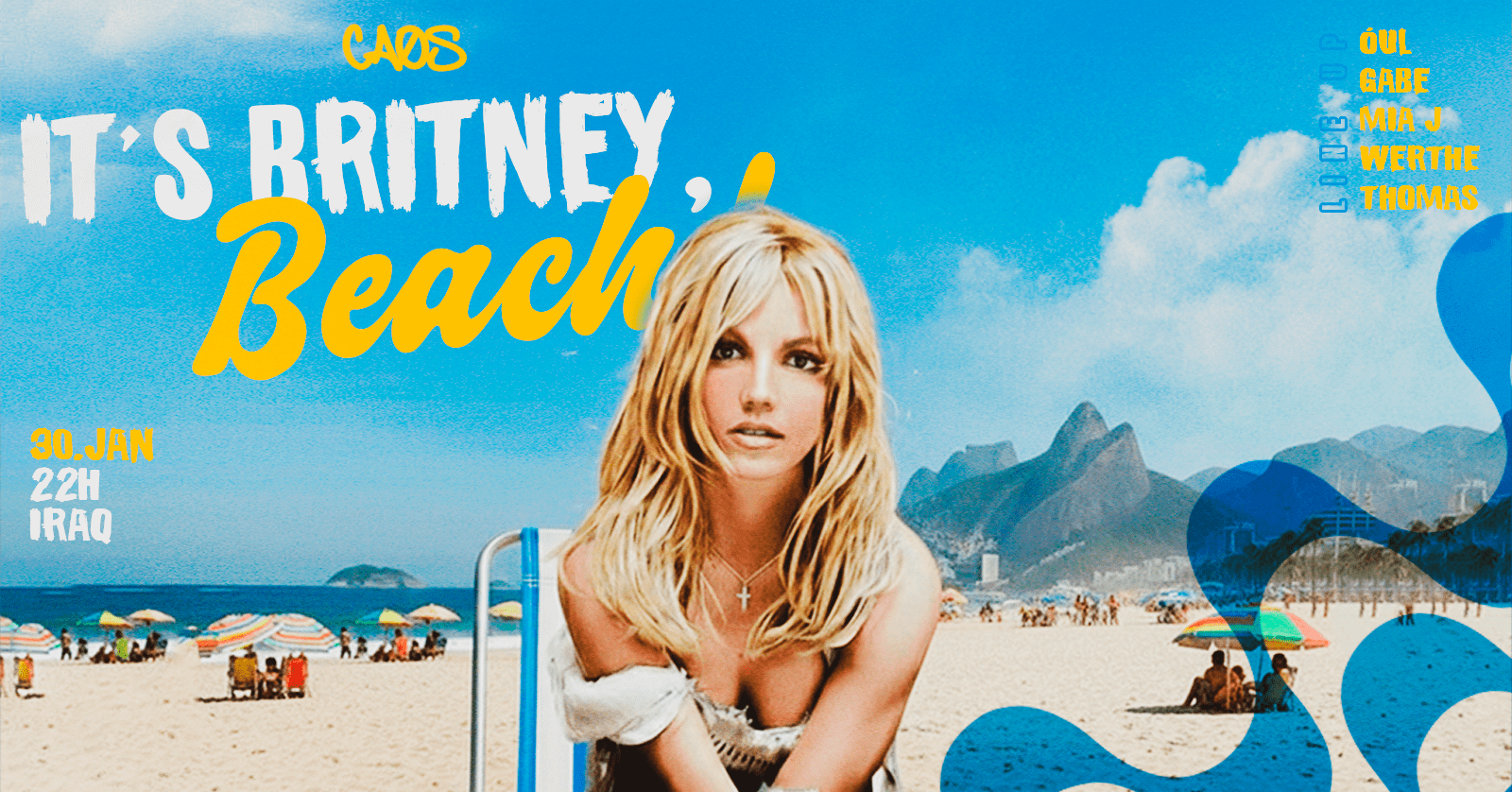 CAOS - It's Britney, Beach! Especial Britney Spears - Recife, PE