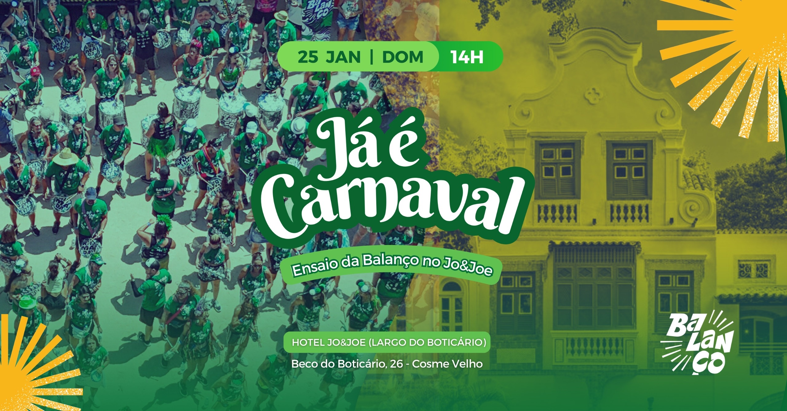 Já é Carnaval! Ensaio da Balanço no Jo&Joe - Rio de Janeiro, RJ