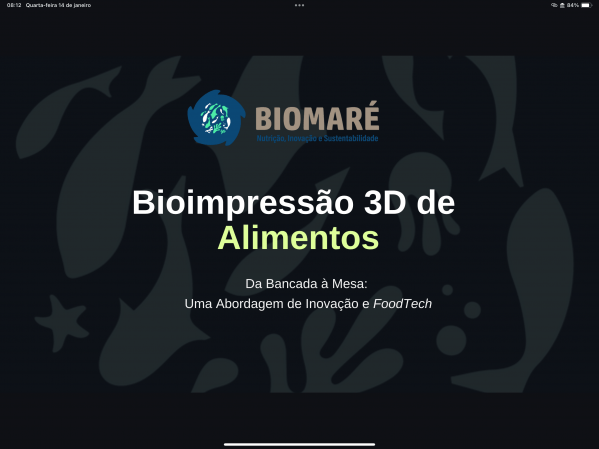 Imagem do evento Bioimpressão de Alimentos
