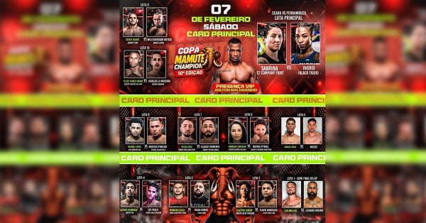 Imagem do evento MAMUTE FIGHT EDIÇÃO 10