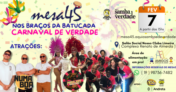 Imagem do evento Mesa 45