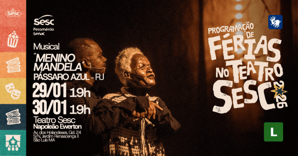 Imagem do evento 30/01 - Espetáculo Menino Mandela (RJ)
