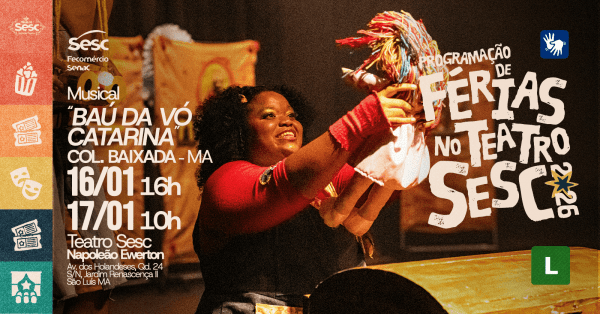 Imagem do evento 16/01 - Espetáculo O Baú da Vó Catarina