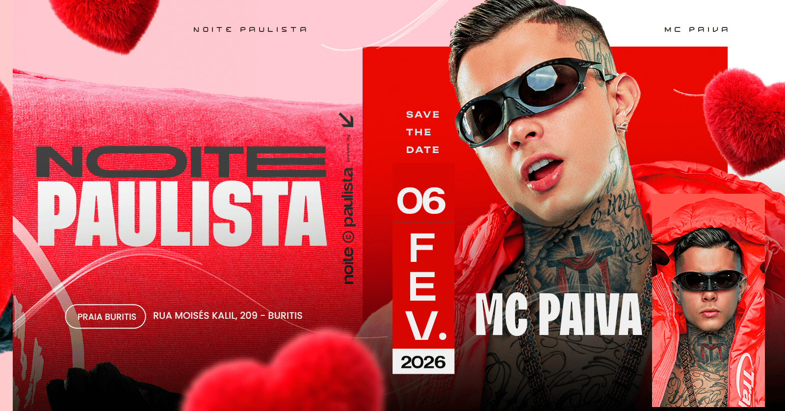 NOITE PAULISTA convida MC PAIVA - Belo Horizonte, MG