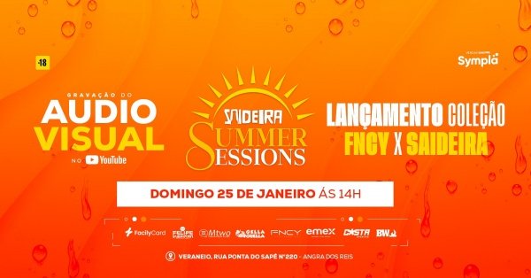 Imagem do evento ÁUDIO VISUAL + LANÇAMENTO COLEÇÃO FNCY X SAIDEIRA