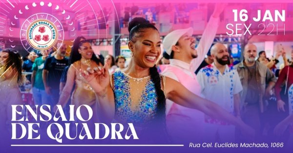 Imagem do evento Ensaio da Roseira 16/01/2026