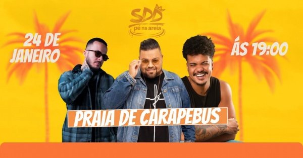 Imagem do evento SDD PÉ NA AREIA: SANDRO MARTINS + VIRLLA