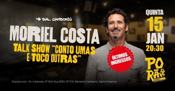 Imagem do evento Moriel Costa do Dazaranha no Porão Comedy BC