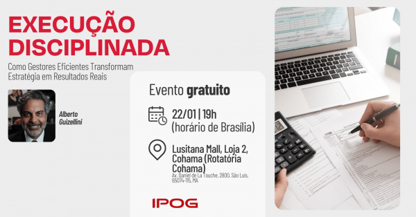 Imagem do evento Execução Disciplinada: Como Gestores Eficientes Transformam Estratégia em Resultados Reais