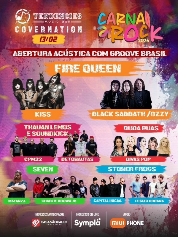 Imagem do evento CARNAROCK COVERNATION