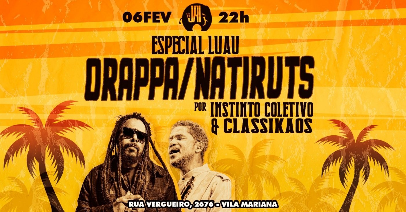 Especial Luau Tributo O Rappa & Natiruts por Instinto Coletivo e