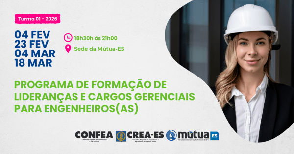 Imagem do evento PROGRAMA DE FORMAÇÃO DE LIDERANÇAS E CARGOS GERENCIAIS PARA ENGENHEIROS (AS)