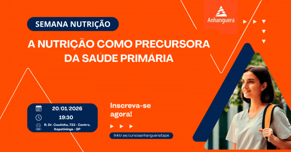 Imagem do evento A NUTRIÇÃO COMO PRECURSORA DA SAÚDE PRIMÁRIA