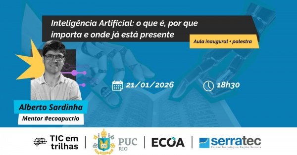 Imagem do evento Aula Inaugural - Formação Inteligência Artificial + palestra
