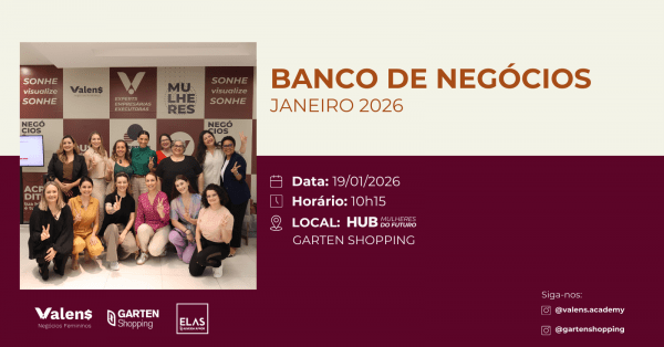 Imagem do evento Banco de Negócios - Clube Val$ (manhã)