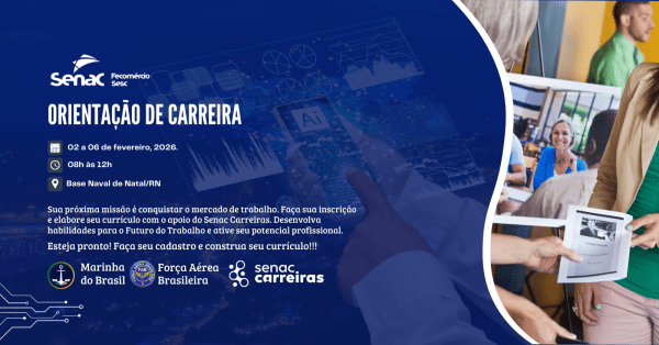 Imagem do evento Orientação de Carreira com o Senac RN