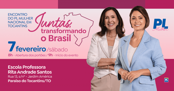 Imagem do evento Encontro do PL Mulher Nacional em Tocantins