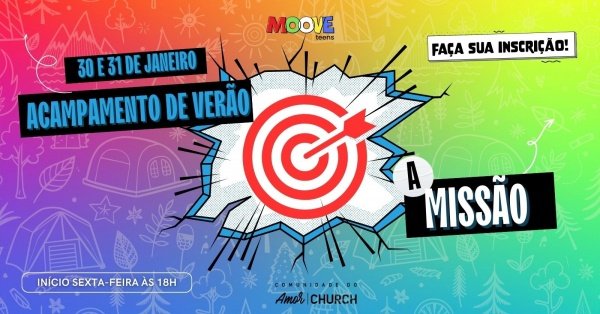 Imagem do evento Acamp de Verão - A missão