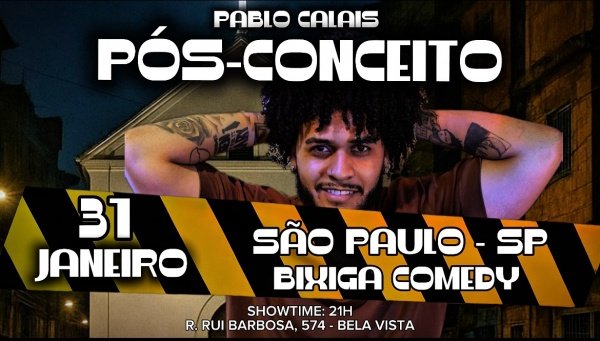 Imagem do evento Pablo Calais - Pós Conceito