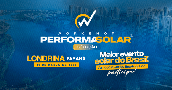 Imagem do evento WORKSHOP PERFORMA SOLAR | LONDRINA - PR