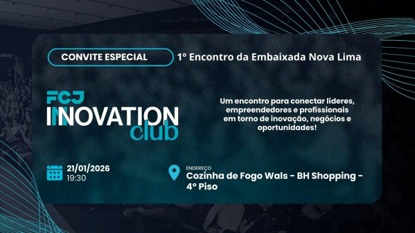 Imagem do evento Encontro FCJ Innovation Club Nova Lima: Conectando Líderes para a Transformação de Negócios